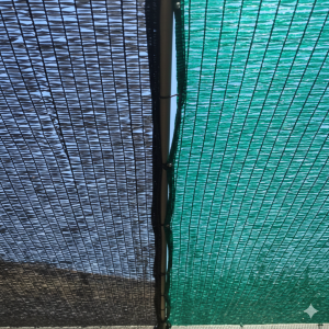 malla raschel 50% sombra 2,10 mts de ancho