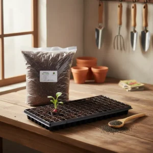 kit huerta germinadora, semilla, sustrato y almacigueras