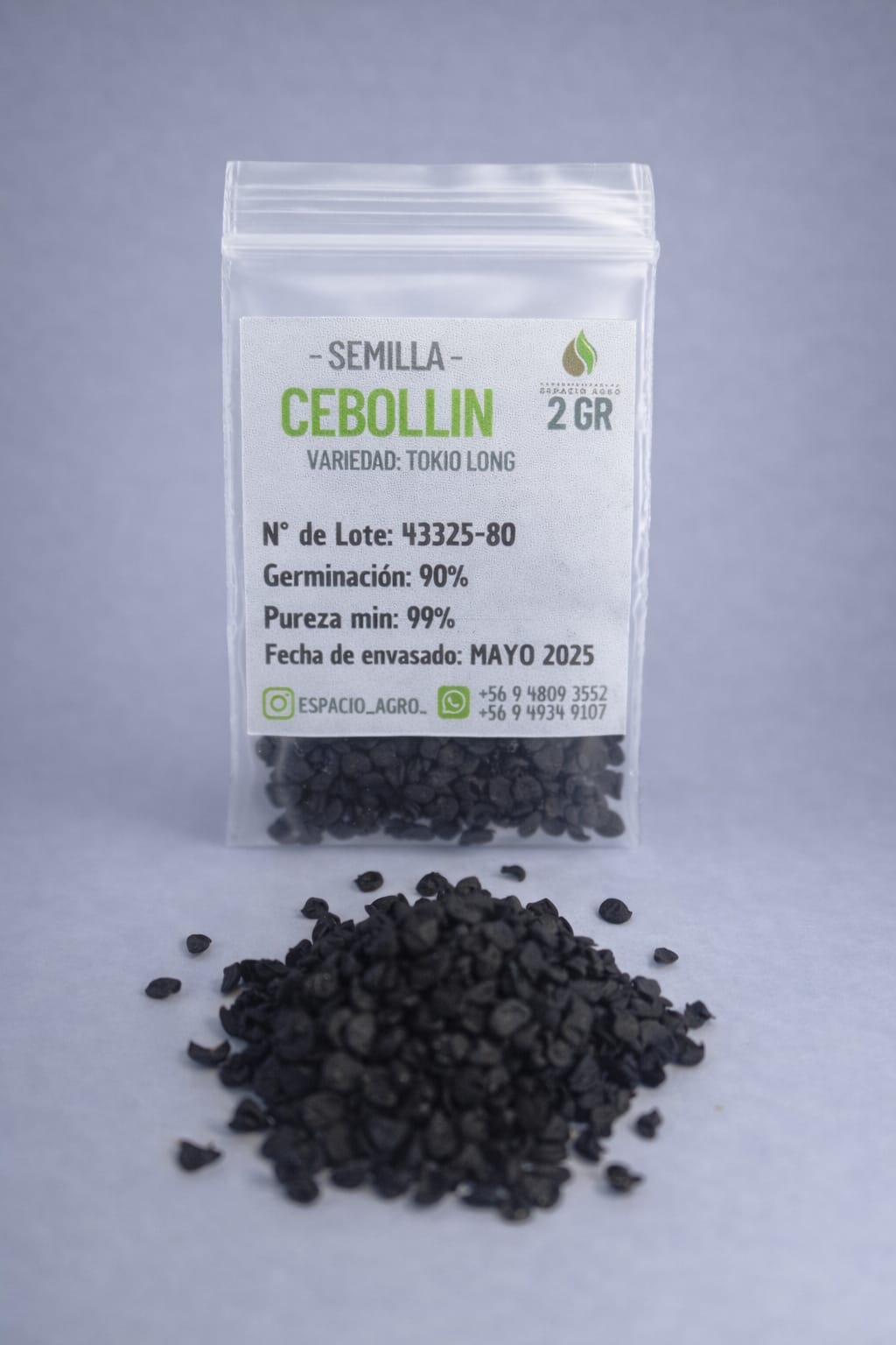 Semillas Cebollín Variedad Tokio Long 2 grs Semillas Cebollín Variedad Tokio Long 2 grs