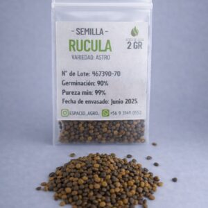 Semillas Rucula Variedad Astro 2 grs