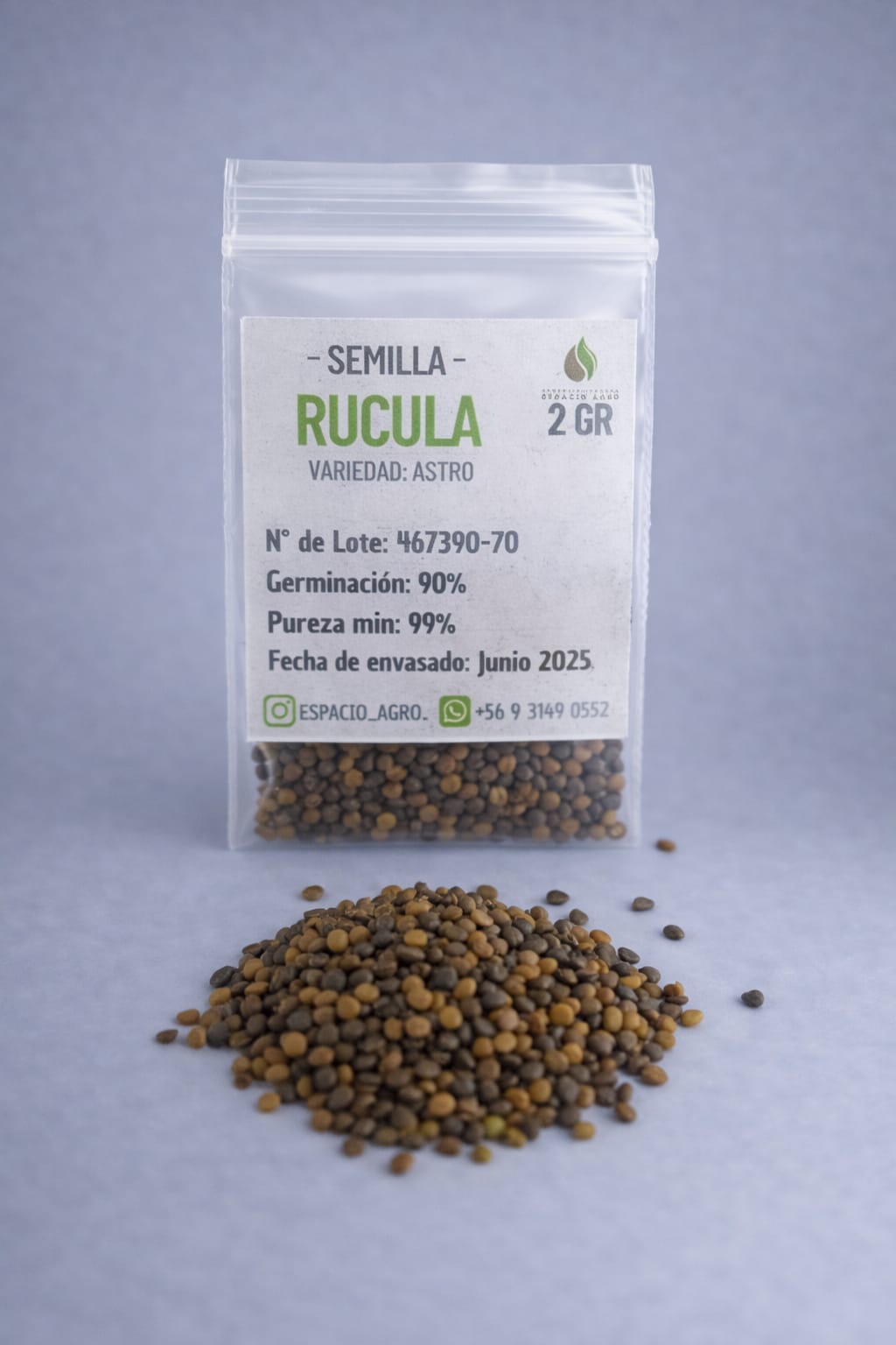 Semillas Rucula Variedad Astro 2 grs Semillas Rucula Variedad Astro 2 grs