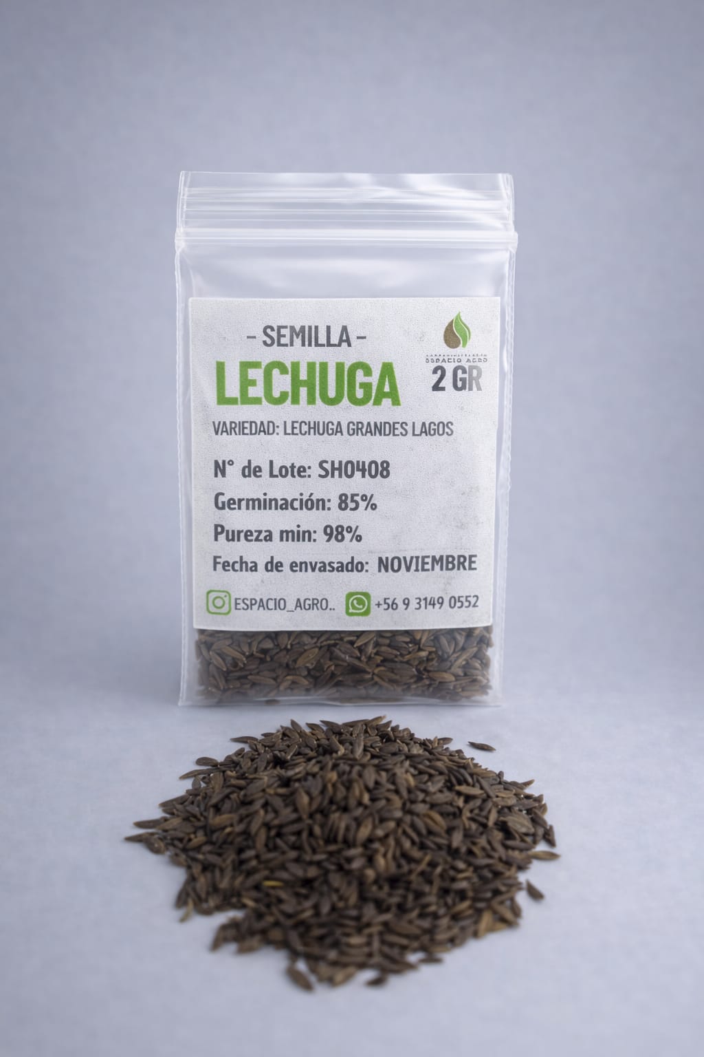Semillas Lechugas Variedad Grandes Lagos 2 grs auto draft