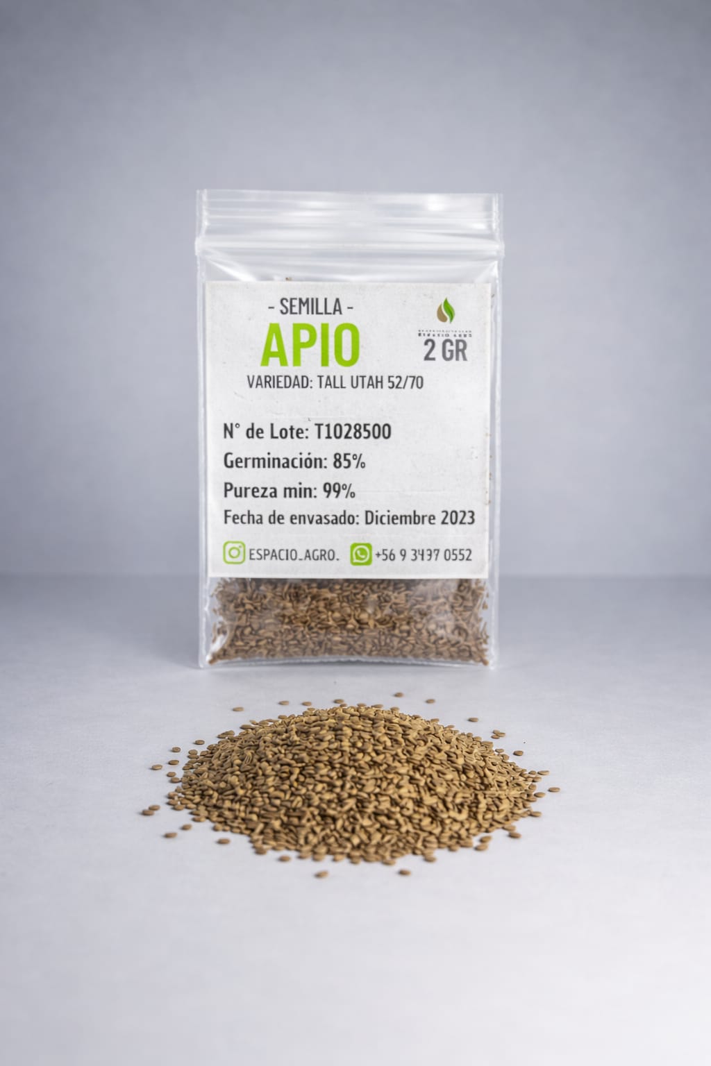 Semillas Apio Variedad Tall Utah 52/70 2 grs auto draft