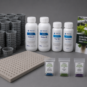 kit hidropónico inicial para principiantes (esencial)
