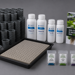 kit hidropónico inicial para principiantes (esencial pro)