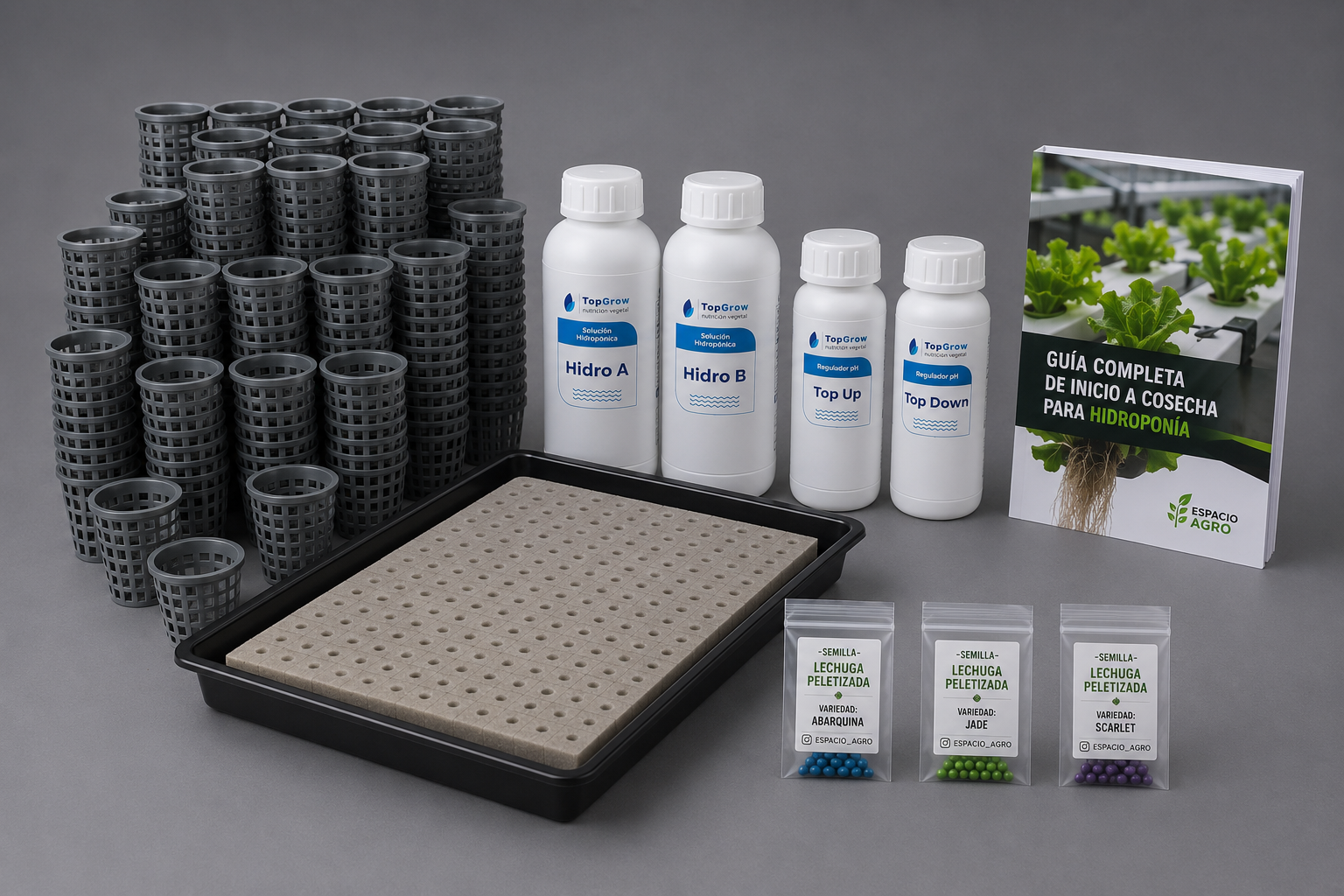 Kit Hidropónico Inicial Para Principiantes (esencial Pro) kit hidropónico inicial para principiantes (esencial pro)