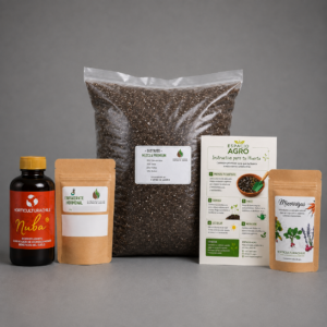 kit para transplante de plantas de interior (4macetas de 5 litros)