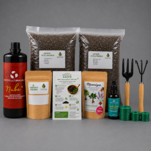 kit para transplante de plantas de interior (8macetas de 5l)