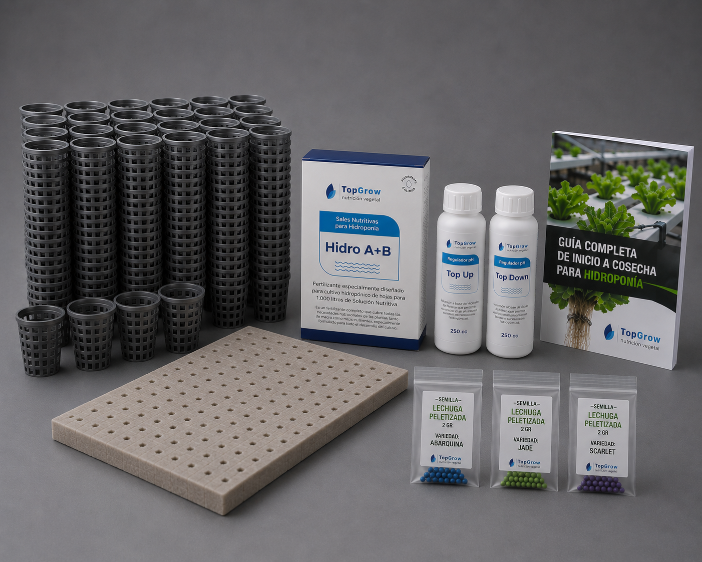 Kit Hidropónico Para Sistema De Cultivo (premium) kit hidropónico para sistema de cultivo (premium)