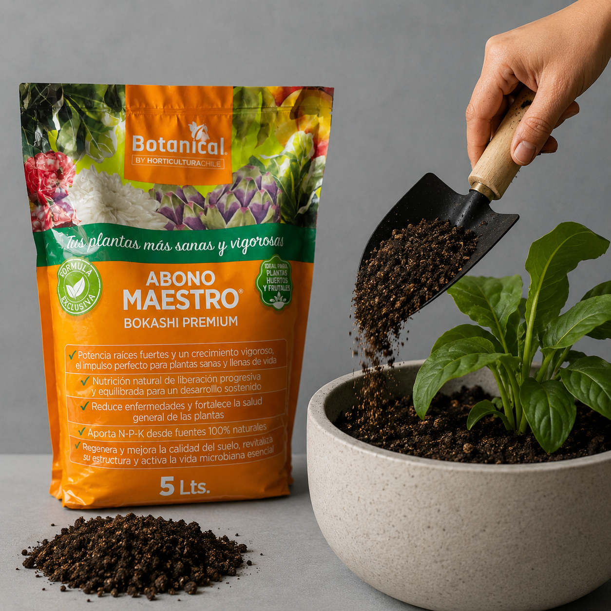Bokashi Premium 5l (orgánico - Biofertilizante - Abono) bokashi premium 5l (orgánico biofertilizante abono)