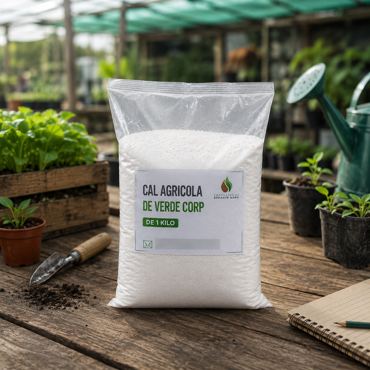 Cal Agrícola 1 Kg (verde Corp) 100% Mineral cal agrícola 1 kg (verde corp) 100% mineral